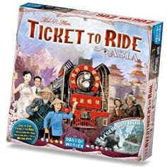 n/a galda spēles Ticket to Ride: Asia (paplašinājums)