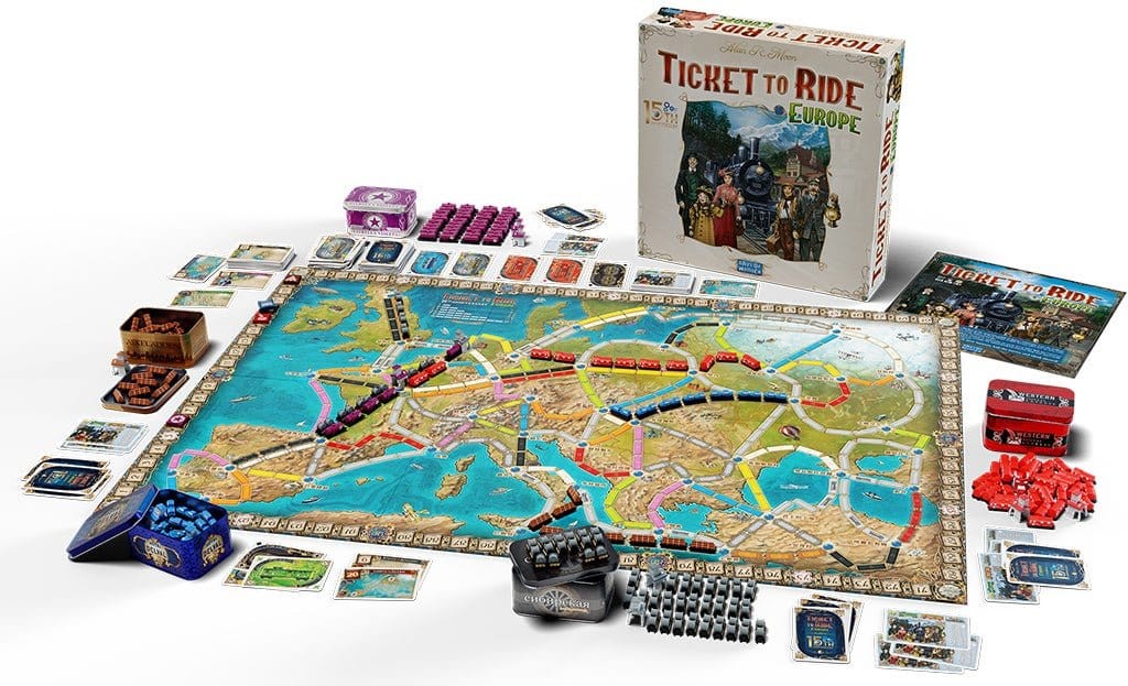 Brain Games LV galda spēles Ticket to Ride: Europe 15th Anniversary