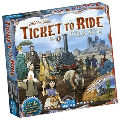 n/a galda spēles Ticket to Ride: France & Old West (paplašinājums)