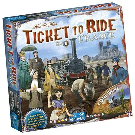 n/a galda spēles Ticket to Ride: France & Old West (paplašinājums)
