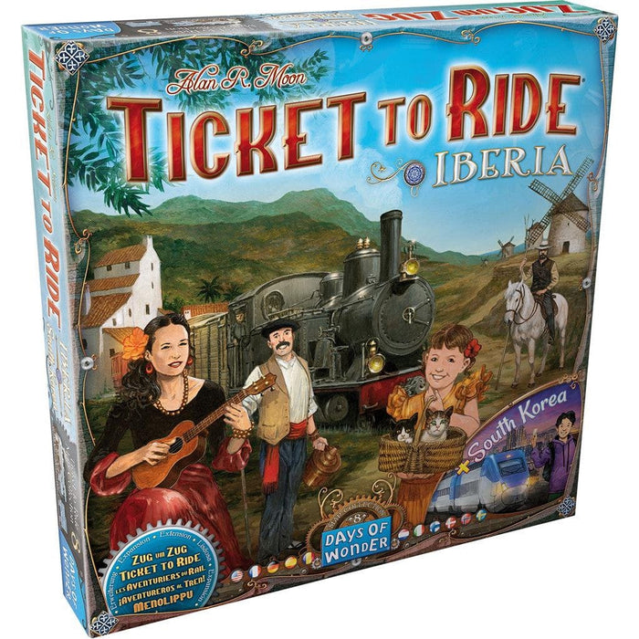 Brain Games LV Ticket To Ride Map Collection 8: Iberia & South Korea