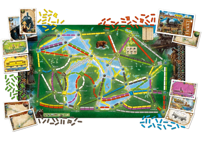 n/a galda spēles Ticket to Ride: Rails & Sails