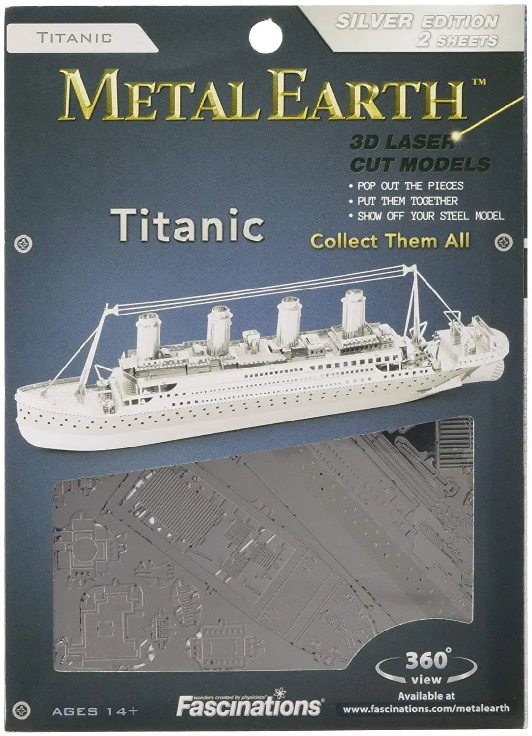 n/a Mēroga modelis Titanic Ship, metāla konstruktors