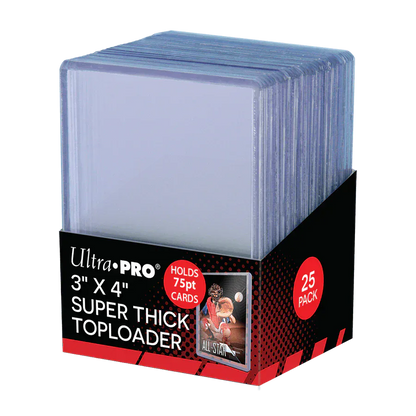 Brain Games LV Toploader 3x4" 25ct Thick 75PT