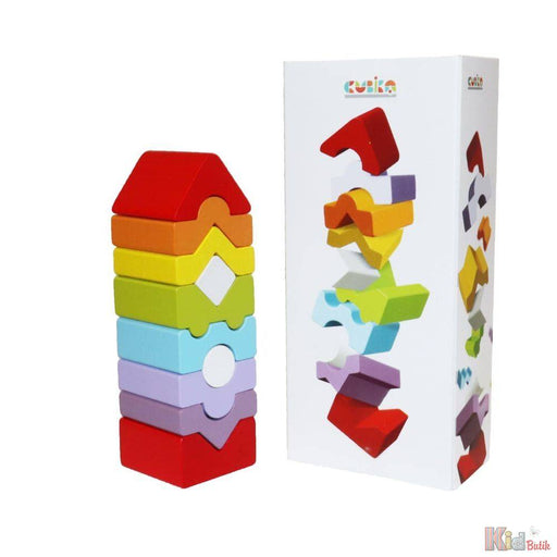 Brain Games LV Tower LD-10 / Piramīda Koka klucīšu komplekts TORNIS 10