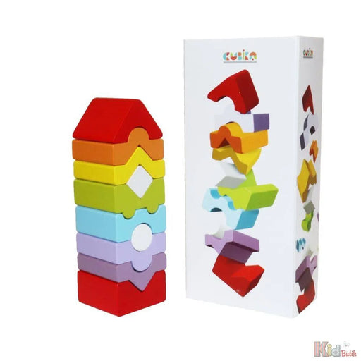 Brain Games LV Tower LD-10 / Piramīda Koka klucīšu komplekts TORNIS 10