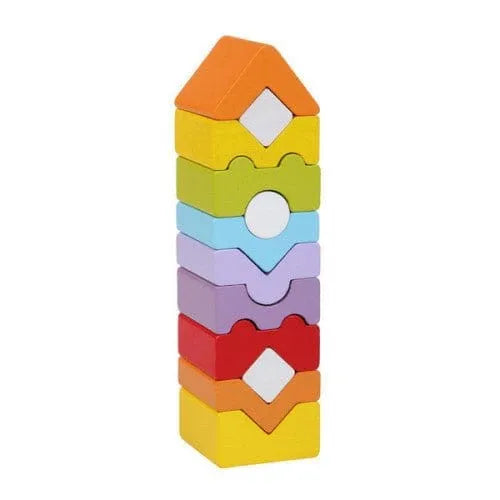 Brain Games LV Tower LD-11 / Piramīda Koka klucīšu komplekts TORNIS 11