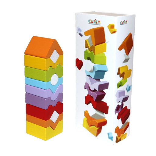 Brain Games LV Tower LD-11 / Piramīda Koka klucīšu komplekts TORNIS 11