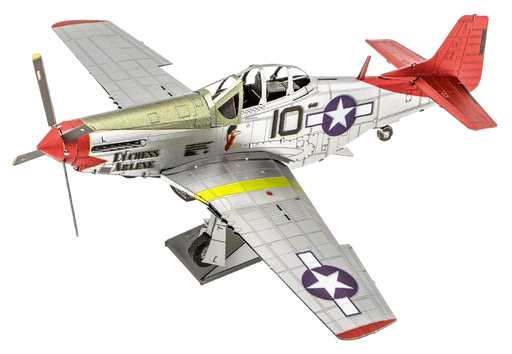 Brain-Games.lv Mēroga modelis Tuskegee Airmen P-51D Mustang, Premium Series metāla konstruktors