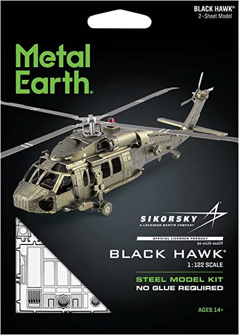 Brain Games LV Mēroga modelis UH-60 Black Hawk, metāla konstruktors