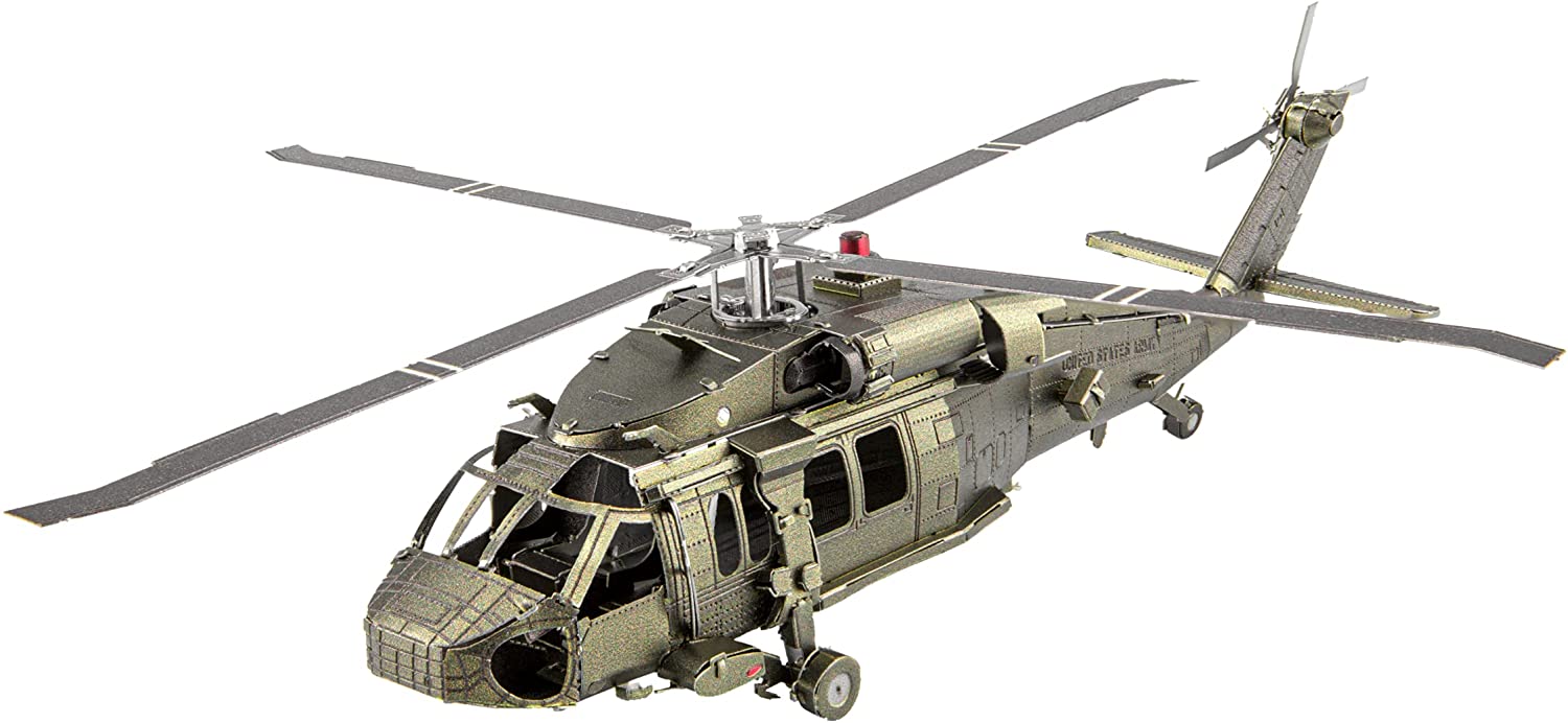 Brain Games LV Mēroga modelis UH-60 Black Hawk, metāla konstruktors