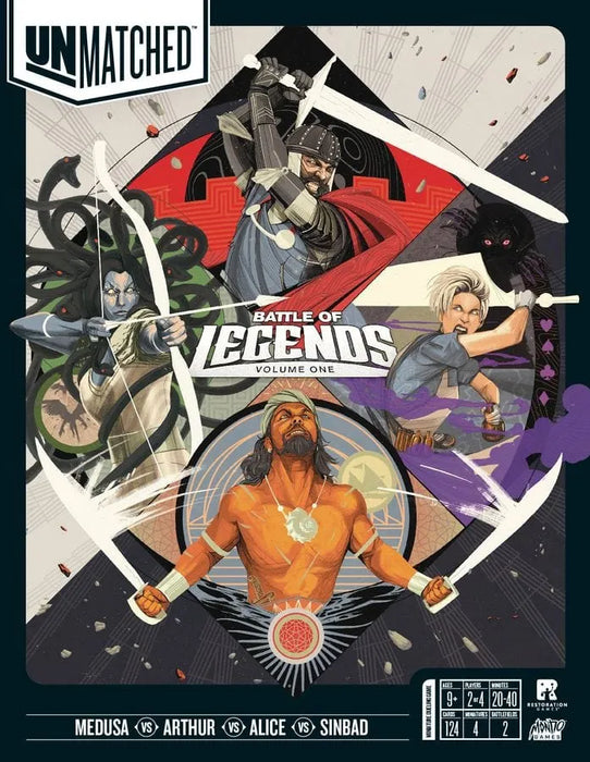 Brain Games LV galda spēles UNMATCHED: BATTLE OF LEGENDS VOL 1
