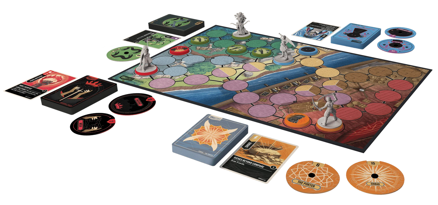 Brain Games LV galda spēles Unmatched Battle of Legends Vol. 1 King Arthur, Alice, Medusa, Sindbad