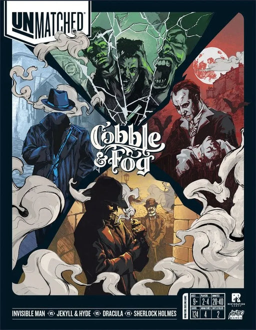 Brain Games LV galda spēles Unmatched: Cobble and Fog