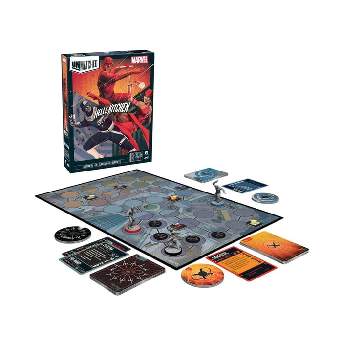 Brain Games LV galda spēles Unmatched Marvel Hell's Kitchen
