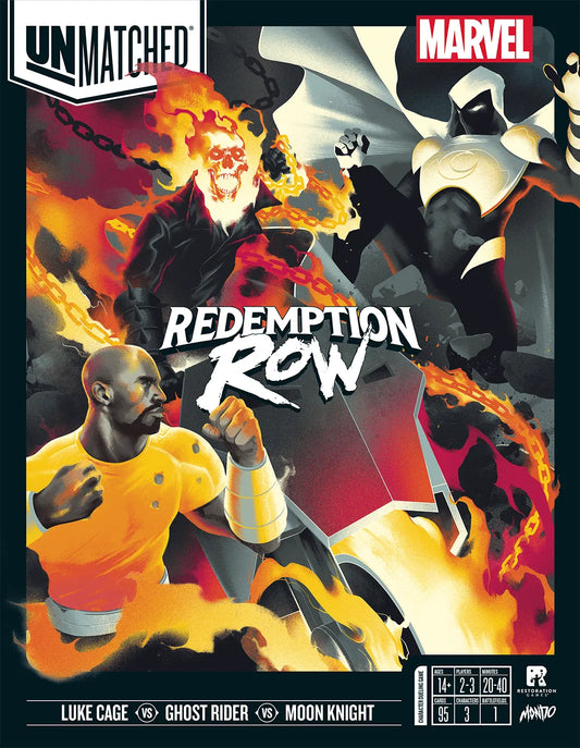 Brain Games LV galda spēles Unmatched Marvel Redemption Row