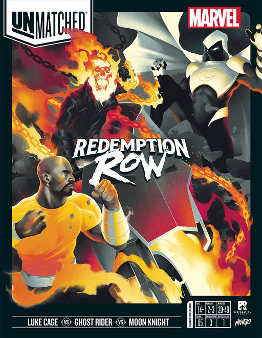 Brain Games LV galda spēles Unmatched Marvel Redemption Row