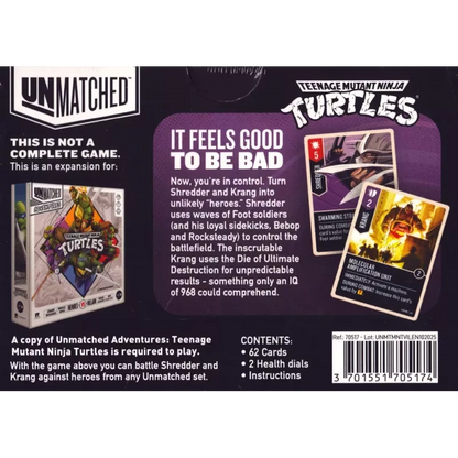 Unmatched - TMNT - Shredder vs Krang 