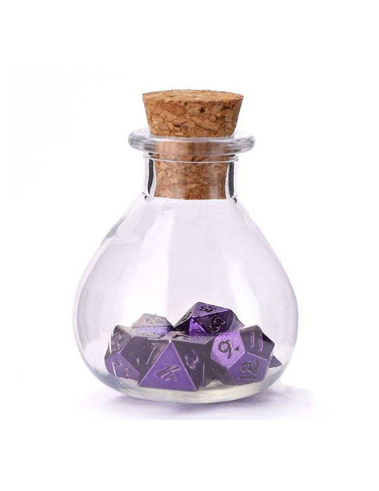 Brain Games LV Unseeli Tiny Dice Set in Potion Bottle Purple (7)