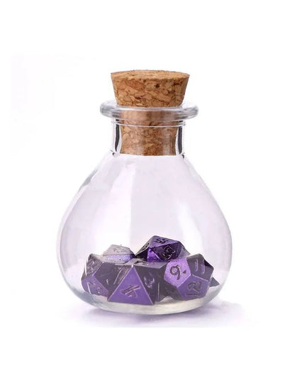 Brain Games LV Unseeli Tiny Dice Set in Potion Bottle Purple (7)