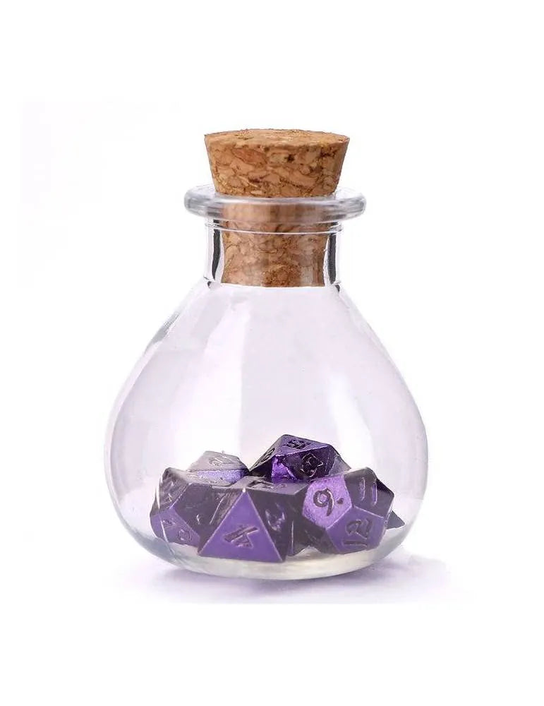Brain Games LV Unseeli Tiny Dice Set in Potion Bottle Purple (7)