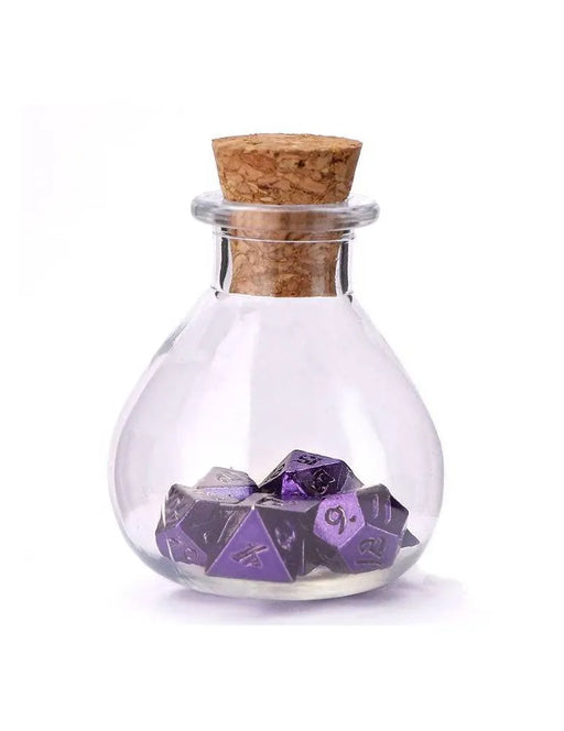 Brain Games LV Unseeli Tiny Dice Set in Potion Bottle Purple (7)