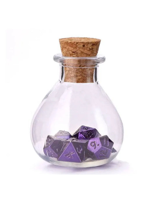 Brain Games LV Unseeli Tiny Dice Set in Potion Bottle Purple (7)