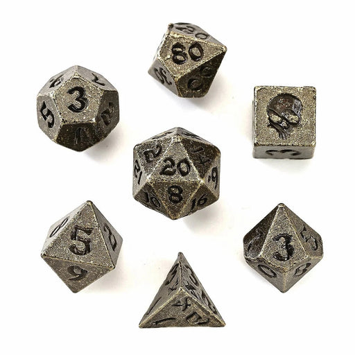 Brain Games LV Unseeli Tiny RPG Dice Set Ancient Bronze