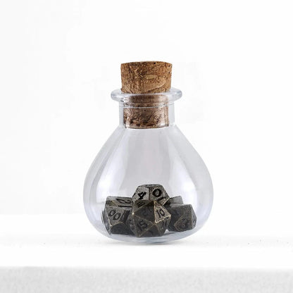 Brain Games LV Unseeli Tiny RPG Dice Set Ancient Bronze