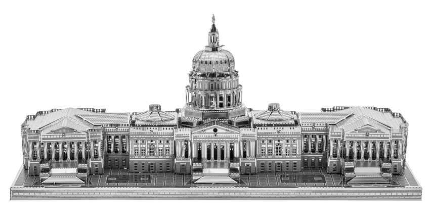 Brain Games LV Mēroga modelis US Capitol, Premium Series metāla konstruktors