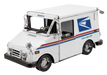 Brain Games LV Mēroga modelis USPS LLV Mail Truck, metāla konstruktors