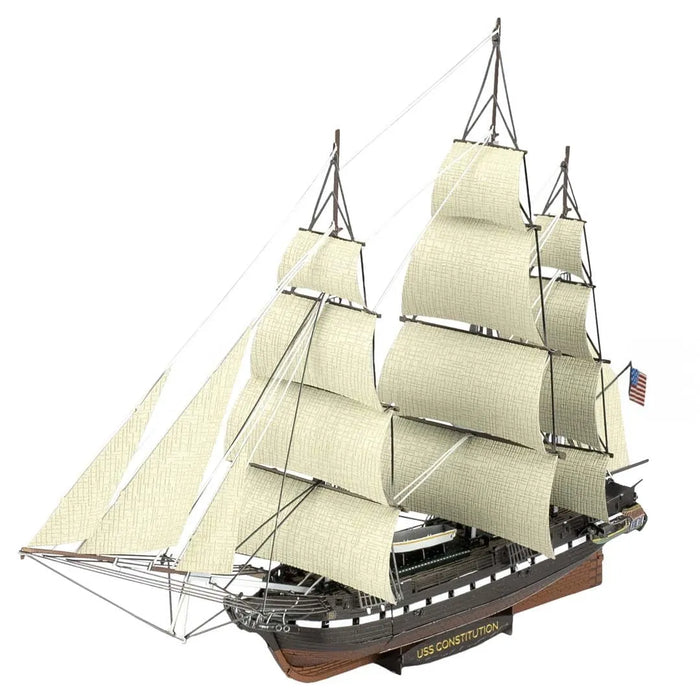 Brain Games LV Mēroga modelis USS Constitution, Premium Series metāla konstruktors