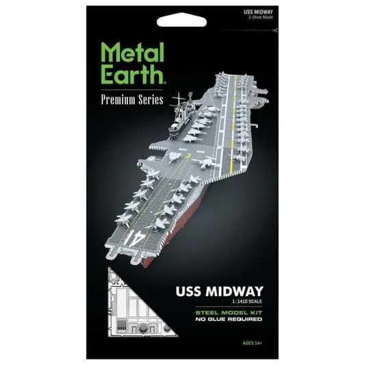 Brain Games LV Mēroga modelis USS Midway, Premium Series metāla konstruktors