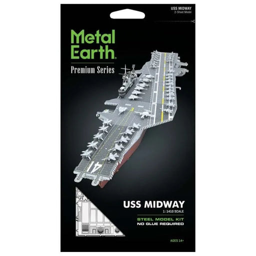 Brain Games LV Mēroga modelis USS Midway, Premium Series metāla konstruktors