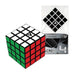 Brain Games LV V-Cube 4 black plastic, white side