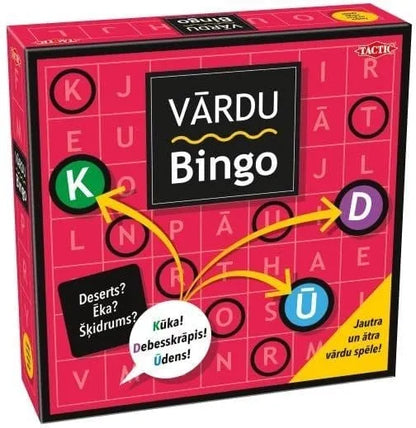Brain Games LV galda spēles Vārdu Bingo LV