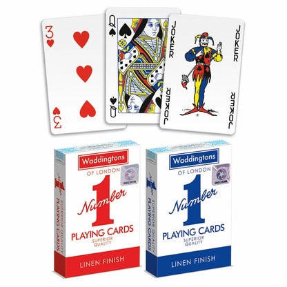 n/a Waddingtons Original' Classic Red and Blue Packs