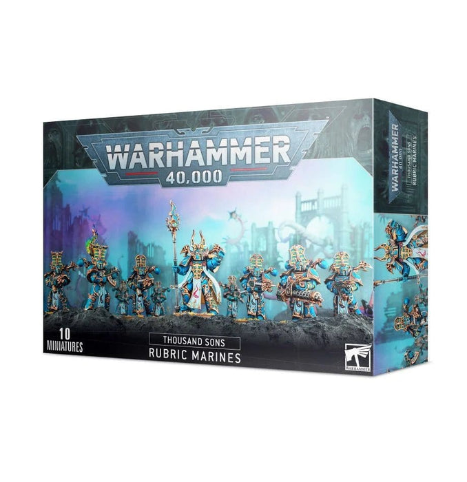 Games Workshop Warhammer 40,000: Thosand Sons Rubric Marines miniatūru komplekts
