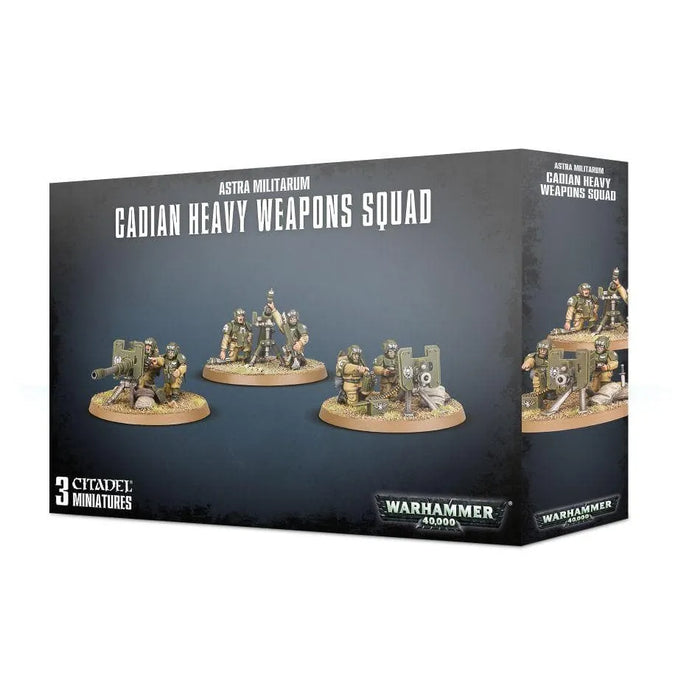 Brain Games LV Warhammer 40,000: Cadian Heavy Weapon Squad miniatūru komplekts