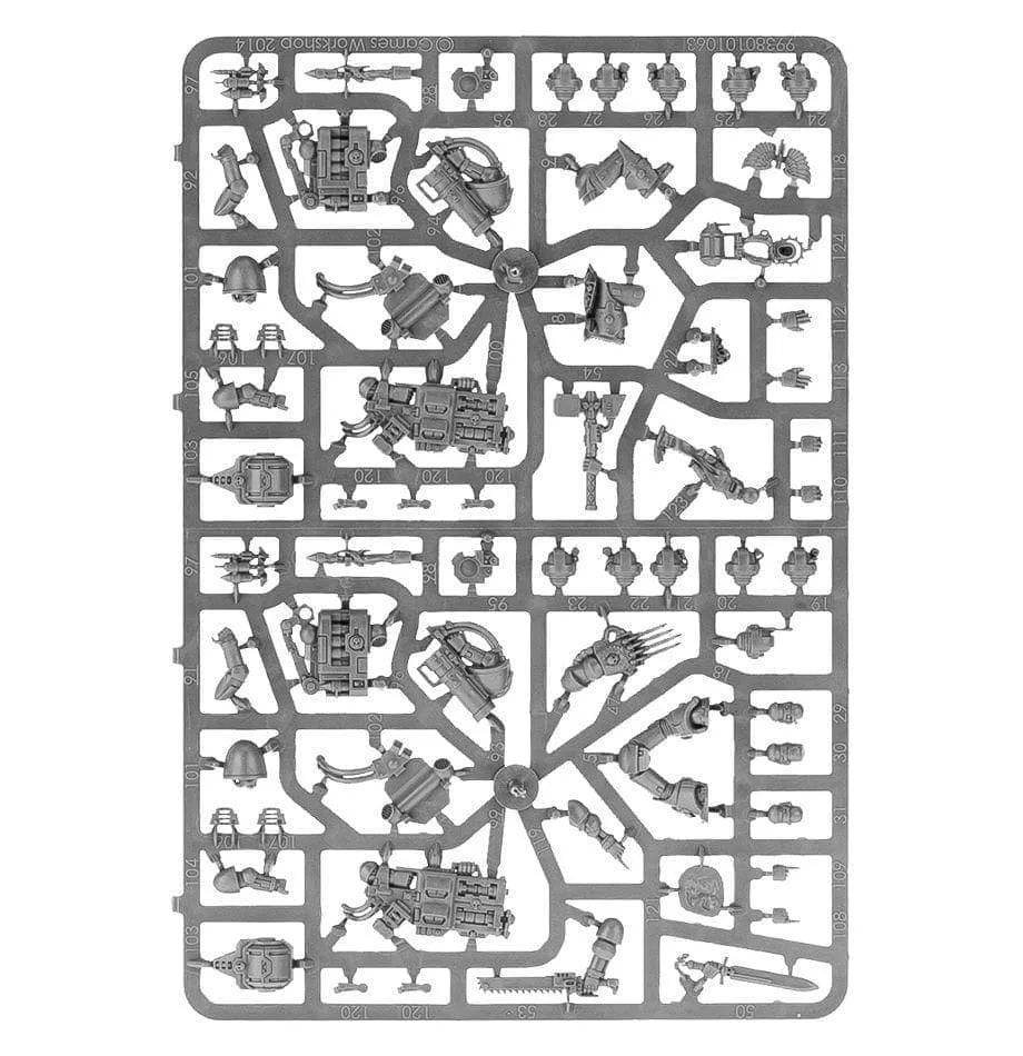 Brain Games LV galda spēles Warhammer 40,000: Space Marines Devastator Squad miniatūru komplekts