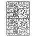 Brain Games LV galda spēles Warhammer 40,000: Space Marines Devastator Squad miniatūru komplekts