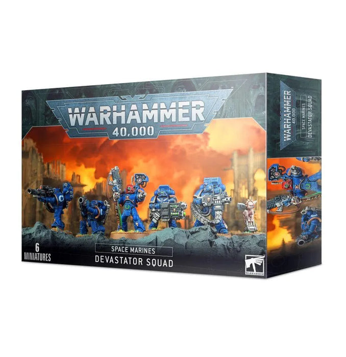 Brain Games LV galda spēles Warhammer 40,000: Space Marines Devastator Squad miniatūru komplekts