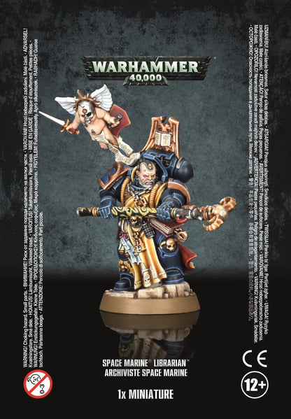 n/a WARHAMMER 40000 , SPACE MARINES LIBRARIAN