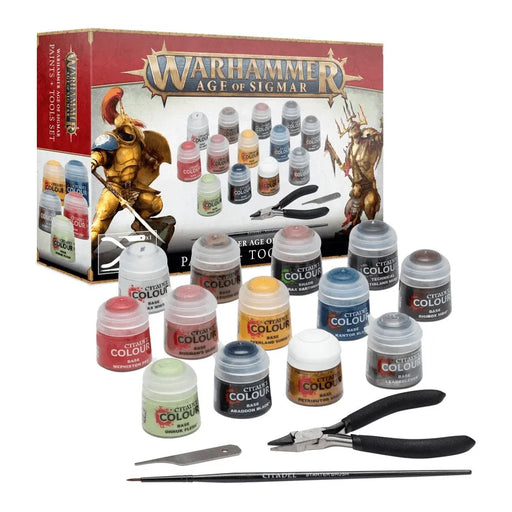 Brain Games LV Krāsošanas piederumi Warhammer Age of Sigmar krāsu un piederumu komplekts