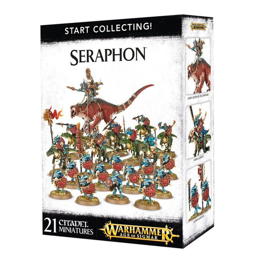 Brain Games LV galda spēles Warhammer Age of Sigmar: Seraphon miniatūru starta komplekts