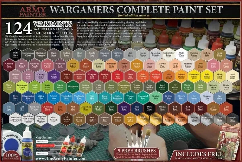 Brain Games LV Krāsošanas piederumi Warpaints Complete krāsu komplekts