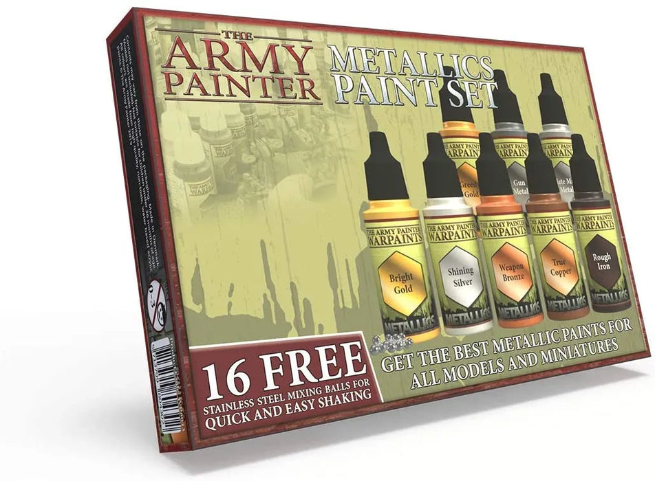 Brain Games LV Krāsošanas piederumi Warpaints Metallic krāsu komplekts