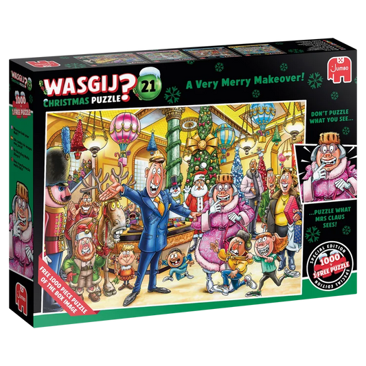 Wasgij Christmas 21 - A Very Merry Makeover! (2x1000 pieces)