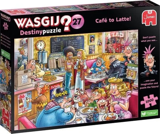 Brain Games LV Puzles Wasgij Destiny 27 Coffee Shop 1000pcs