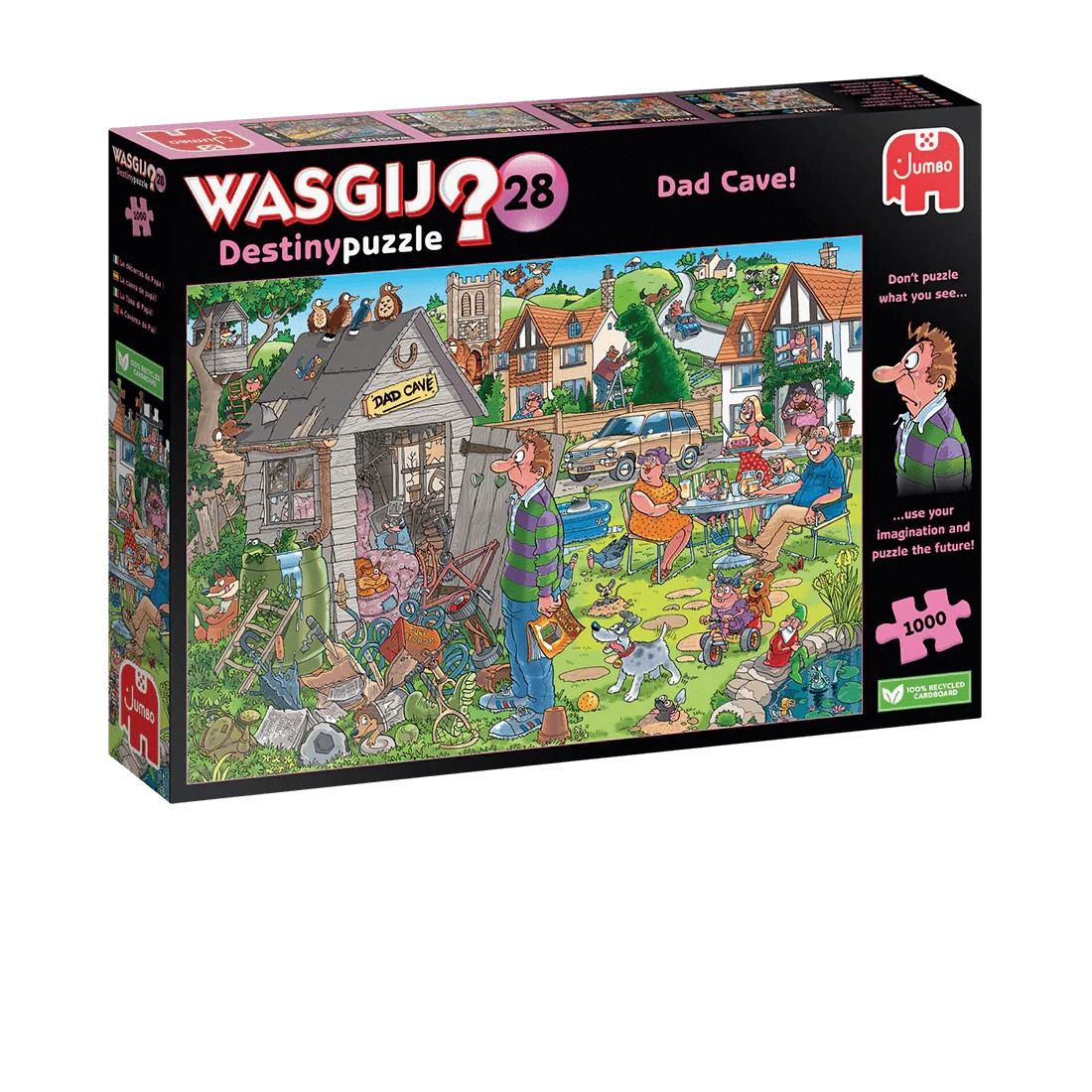 Brain Games LV Wasgij Destiny 28 - Dad Cave! (1000 pieces)